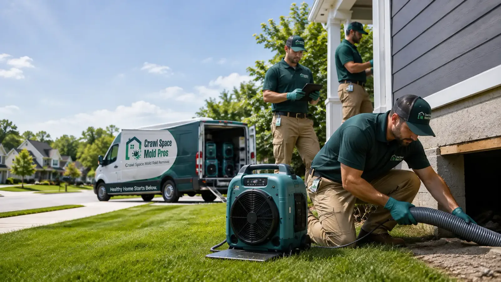 Crawl Space Mold Removal in Wyoming, IL